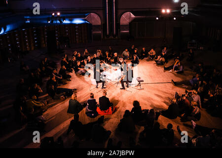 Copenhague, Danemark. 01er novembre 2019. Le quatuor français Quatuor Diotima effectue un concert live au cours de la musique et d'art expérimental - Danois Gong 2019 festival demain à Copenhague. (Photo crédit : Gonzales Photo - Malthe Ivarsson). Banque D'Images