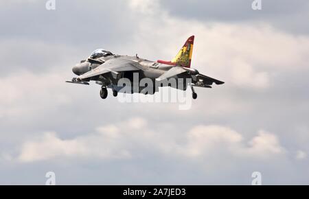 La Marine espagnole IIs AV-8B Harrier Banque D'Images