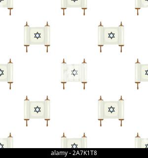 Illustration sur le thème grand modèle de couleur uniforme Hanoukka, la Torah. Une collection est constituée de meubles anciens, de la torah accessoire Han Illustration de Vecteur