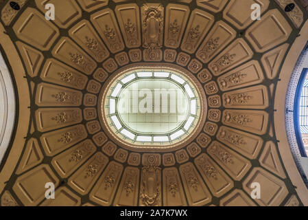 Détail du plafond au Musée d'Orsay (Musée d'Orsay), Paris, France Banque D'Images