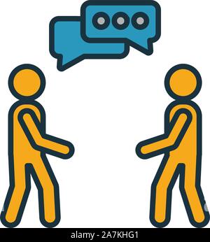 L'icône de coworking. Élément simple d'icônes de démarrage collection. L'icône de création d'interface utilisateur, ux Coworking, apps, logiciels et des infographies Illustration de Vecteur