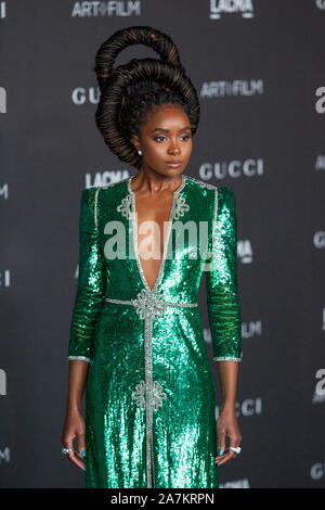 Los Angeles, CA. 09Th Nov, 2019. KiKi Layne au LACMA 2019 Art Film gala tenu au Los Angeles County Museum of Art de Los Angeles, Californie le 02 novembre 2019. Crédit : Tony Forte/media/Alamy Punch Live News Banque D'Images