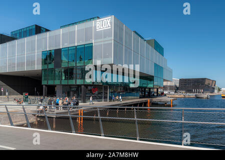 Copenhague, Danemark - septembre 21, 2019 : situé sur le port de Copenhague, avant BLOX fait partie de la ville, circuit culturel des lieux qui ont un r Banque D'Images