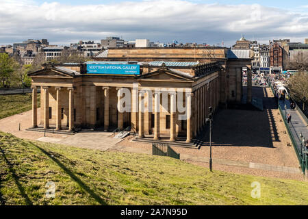 Scottish National Gallery, Édimbourg, Écosse, Royaume-Uni. Banque D'Images