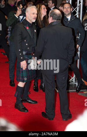 Glasgow, Royaume-Uni. 3 novembre 2019. Sur la photo : (gauche) Mark Bonnar, (droite) Gavin Mitchell. Des scènes de l'Écossais annuel BAFTAs au Doubletree Hilton Hotel. Crédit : Colin Fisher/Alamy Live News Banque D'Images