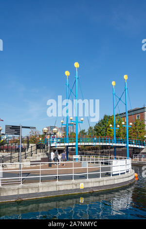 Mariner's Canal, Salford Quays, Salford, Greater Manchester, Angleterre, Royaume-Uni Banque D'Images