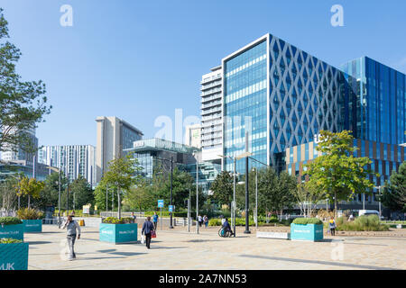 Les studios de MediaCityUK, Salford Quays, Salford, Greater Manchester, Angleterre, Royaume-Uni Banque D'Images