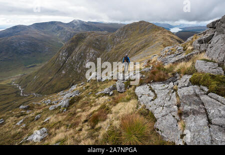 Meall a' Chuillin et le loch Sunart, Ardgour, Ecosse Banque D'Images