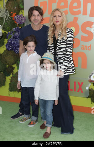 Rachel Zoe, Skyler Berman and Kaius Berman attending the 'Ice Age:  Collision Course' Friends and Family Screening held at the Zanuck Theatre  at 20th Century Fox Stock Photo - Alamy