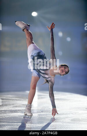 Grenoble, France. 29Th sep 2019 ZAGITOVA.Alina, de la Russie, lors du Gala de l'exposition à l'ISU Grand Prix of Figure Skating, 2019 Internationaux de France 2019 de patinage, patinoire à Polesud le 02 novembre, 2019 à Grenoble, France. Credit : Raniero Corbelletti/AFLO/Alamy Live News Banque D'Images