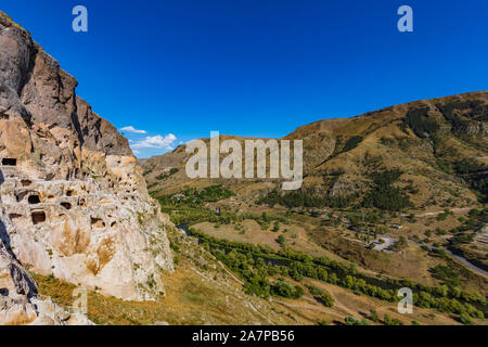 Monastère de la grotte de Vardzia monument de Samtskhe Javakheti Géorgie région Europe de l'Est Banque D'Images