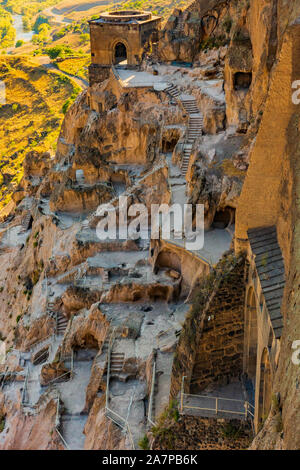 Monastère de la grotte de Vardzia monument de Samtskhe Javakheti Géorgie région Europe de l'Est Banque D'Images