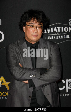 Beverly, Californie, USA. 06Th Nov, 2019. Los Angeles, Californie - le 03 novembre : Bong Joon-ho s'occupe le 23e Hollywood Film Awards au Beverly Hilton Hotel le Novembre 03, 2019 à Beverly Hills, Californie. Photo : CraSH/imageSPACE/MediaPunch MediaPunch Crédit : Inc/Alamy Live News Banque D'Images