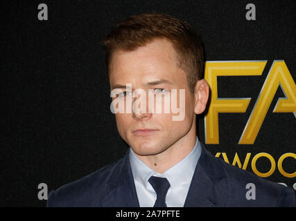 Beverly, Californie, USA. 06Th Nov, 2019. Los Angeles, Californie - le 03 novembre : Taron Egerton assiste à la 23e Hollywood Film Awards au Beverly Hilton Hotel le Novembre 03, 2019 à Beverly Hills, Californie. Photo : CraSH/imageSPACE/MediaPunch MediaPunch Crédit : Inc/Alamy Live News Banque D'Images