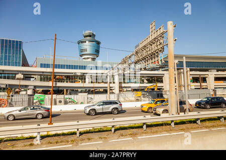 L'aéroport de La Guardia, Queens, New York City, États-Unis d'Amérique. Banque D'Images