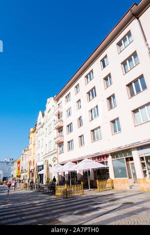 Masarykovo Namesti, place principale, Ostrava, République Tchèque Banque D'Images