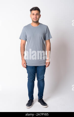 Full body shot of young man persan Banque D'Images