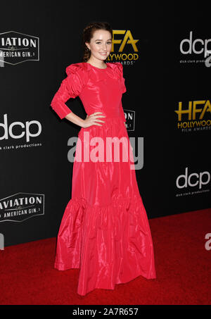 Los Angeles, CA - 03 novembre : Kaitlyn Dever assiste à la 23e Hollywood Film Awards au Beverly Hilton Hotel le Novembre 03, 2019 à Beverly Hills, Californie. Banque D'Images