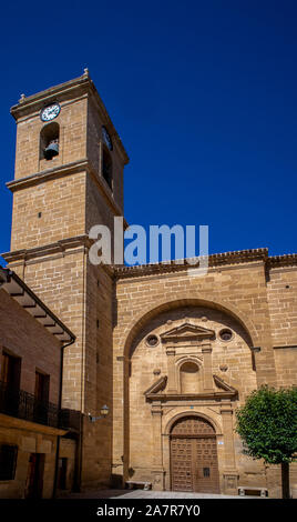 L'église San Martin de Casalarreina, La Rioja, Espagne Banque D'Images