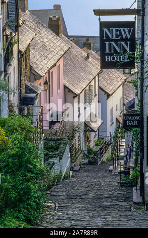 Devon Clovelly pub de la rue principale du village public house New Inn Banque D'Images