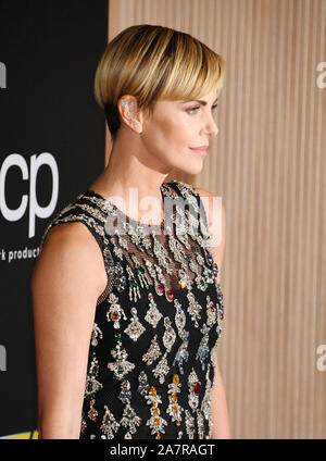 Los Angeles, CA - 03 novembre : Charlize Theron assiste à la 23e Hollywood Film Awards au Beverly Hilton Hotel le Novembre 03, 2019 à Beverly Hills, Californie. Banque D'Images