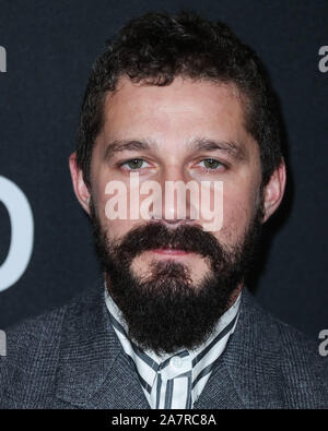 Los Angeles, États-Unis. 06Th Nov, 2019.L'Acteur Shia LaBeouf arrive à la 23e Prix du cinéma hollywoodien qui s'est tenue à l'hôtel Beverly Hilton le 3 novembre 2019 à Beverly Hills, Los Angeles, Californie, États-Unis. (Photo par Xavier Collin/Image Press Office) Banque D'Images