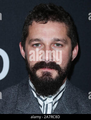 Los Angeles, États-Unis. 06Th Nov, 2019.L'Acteur Shia LaBeouf arrive à la 23e Prix du cinéma hollywoodien qui s'est tenue à l'hôtel Beverly Hilton le 3 novembre 2019 à Beverly Hills, Los Angeles, Californie, États-Unis. (Photo par Xavier Collin/Image Press Office) Banque D'Images