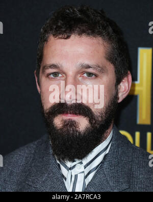 Los Angeles, États-Unis. 06Th Nov, 2019.L'Acteur Shia LaBeouf arrive à la 23e Prix du cinéma hollywoodien qui s'est tenue à l'hôtel Beverly Hilton le 3 novembre 2019 à Beverly Hills, Los Angeles, Californie, États-Unis. (Photo par Xavier Collin/Image Press Office) Banque D'Images
