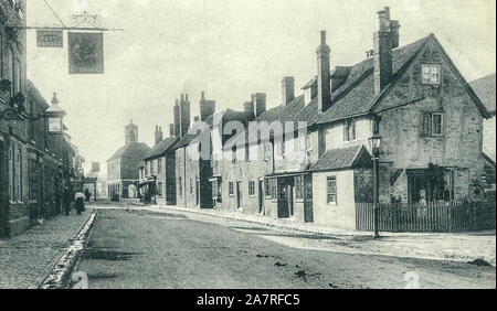 Amersham high street Banque D'Images