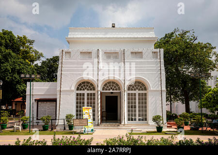 Vue de la maison où le Mahatma Gandhi a passé ses derniers jours à la Birla House, à New Delhi, Inde Banque D'Images