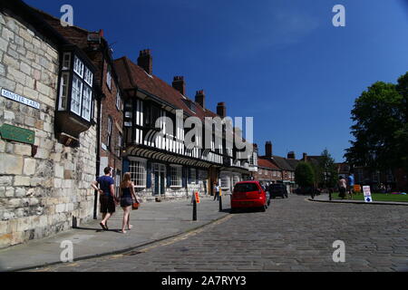 College Street, City of York, Angleterre Banque D'Images