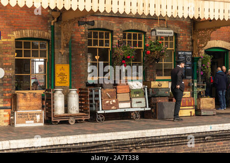 Raiway Sheringham Banque D'Images