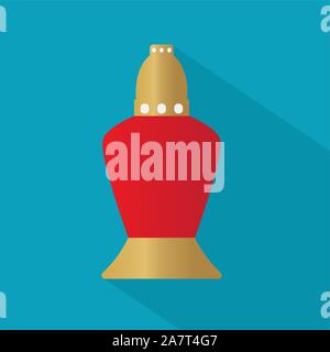 Bougie de cimetière, Toussaint lantern- vector illustration Illustration de Vecteur