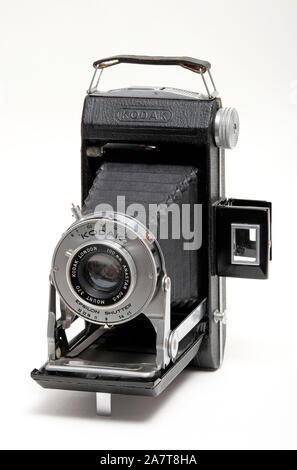 Vintage kodak six 20 Appareil-photo de film de pliage Banque D'Images