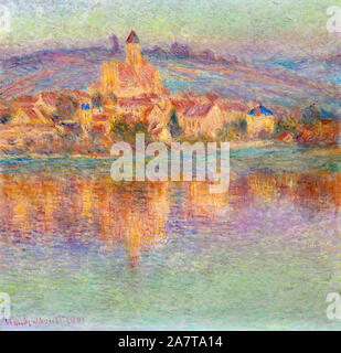 Vétheuil, Claude Monet, peinture de paysages, 1901 Banque D'Images