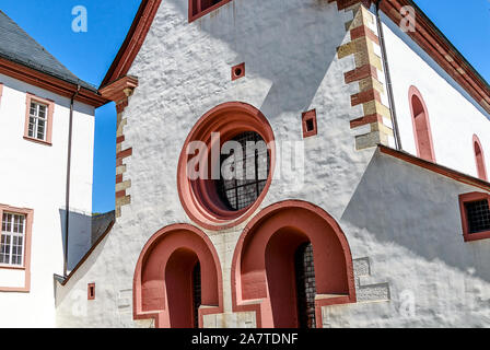 Eberbach Abbaye, patrimoine mystique des moines cisterciens dans la région du Rheingau, lieu de tournage pour le film le nom de la Rose, Hesse, Allemagne Banque D'Images