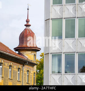 Mélange d'architecture, Ljubljana, Slovénie Banque D'Images