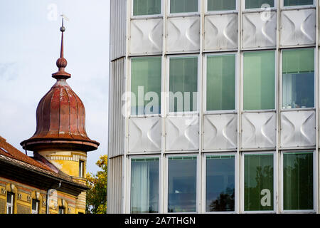 Mélange d'architecture, Ljubljana, Slovénie Banque D'Images