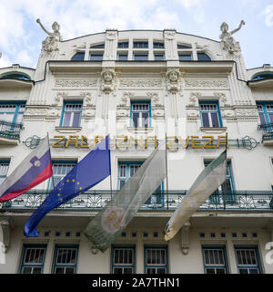 Zadružna zveza Slovenije z omejeno odgovornostjo, zadruga, Ljubljana, Slovénie Banque D'Images