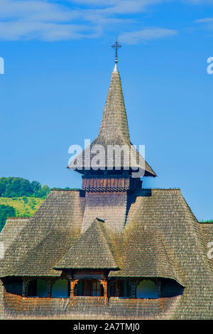 Maison de moniales à Monastère Barsana en Roumanie, en vue d'été Banque D'Images