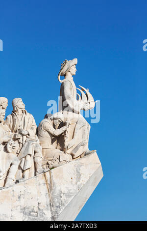 Lisbonne, Portugal. Padrao dos Descobrimentos ou Monument des Découvertes, qui commémore le 500e anniversaire de la mort du Prince Henry le Banque D'Images