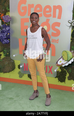3 novembre 2019, USA : 03 novembre 2019 - Los Angeles, Californie - Adina porter. Création de ''Green Eggs and Ham'' de Netflix à la Hollywood American Legion. Crédit photo : PMA/AdMedia Banque D'Images
