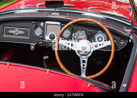 1961 MG MGA MKII roadster. Voiture classique britannique Banque D'Images
