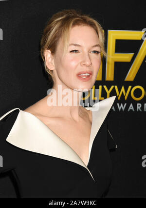 Los Angeles, CA - 03 novembre : Renée Zellweger assiste à la 23e Hollywood Film Awards au Beverly Hilton Hotel le Novembre 03, 2019 à Beverly Hills, Californie. Banque D'Images