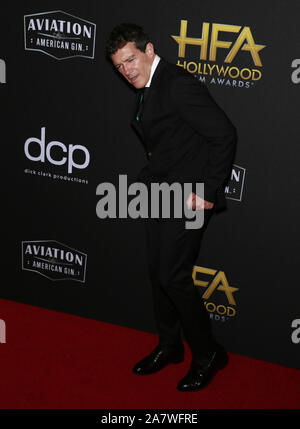 Los Angeles, Californie - Nov 03, 2019 : Antonio Banderas assiste à la 23e Hollywood Film Awards au Beverly Hilton Hotel Banque D'Images