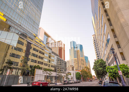 La ville de San Diego sur un matin de novembre. San Diego, Californie, USA. Banque D'Images