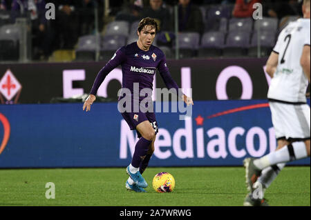 Federico chiesa en action au cours de la Fiorentina contre Parme, Firenze, Italie, 03 novembre 2019, le football italien Serie A Football Championnat Hommes Banque D'Images