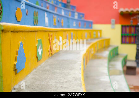 Décorées de couleurs et mesures, de Guatapé, Antioquia, Colombie Banque D'Images