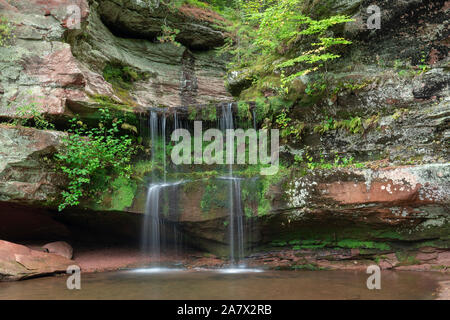 Twin Falls, Port Wing, Bayfield comté, Automne, WI, États-Unis d'Amérique, par Dominique Braud/Dembinsky Assoc Photo Banque D'Images