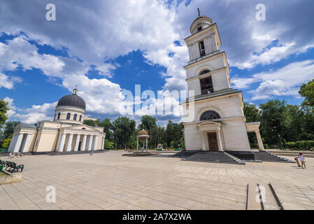 Cathédrale de la Nativité, cathédrale de l'Église orthodoxe moldave dans le centre de Chisinau, capitale de la République de Moldova Banque D'Images